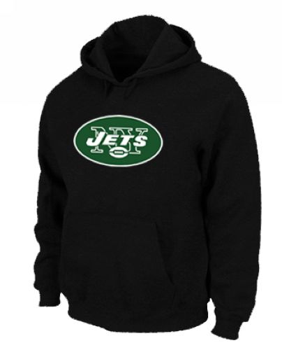 NFL Men's Nike New York Jets Logo Pullover Hoodie - Black